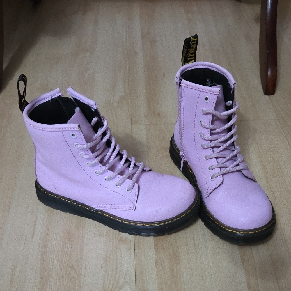 Dr. Martens Light Pink Combat Boots